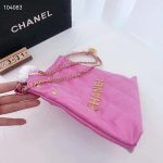 Chanel-Women-22-Small-Handbag-Shiny-Calfskin-Gold-Tone-Metal-Pink-3.jpg