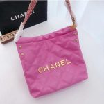 Chanel-Women-22-Small-Handbag-Shiny-Calfskin-Gold-Tone-Metal-Pink-3.jpg