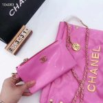 Chanel-Women-22-Small-Handbag-Shiny-Calfskin-Gold-Tone-Metal-Pink-3.jpg