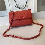 Chanel-Women-Flap-Bag-Grained-Calfskin-Lacquered-Metal-Coral-1.jpg