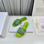 Dior-Women-CD-Dway-Slide-Green-Cotton-Embroidered-Metallic-Thread-Strass-1.jpg