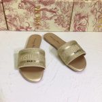 Dior-Women-CD-Shoes-Dway-Slide-Gold-Tone-Cotton-Embroidered-Metallic-Thread-Strass-3.jpg