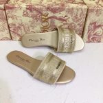 Dior-Women-CD-Shoes-Dway-Slide-Gold-Tone-Cotton-Embroidered-Metallic-Thread-Strass-3.jpg