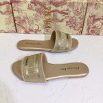 Dior-Women-CD-Shoes-Dway-Slide-Gold-Tone-Cotton-Embroidered-Metallic-Thread-Strass-3.jpg
