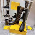 Fendi-Women-Rockoko-Black-Leather-Ankle-Boots-with-Stretch-Fabric-1.jpg