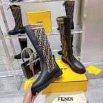 Fendi-Women-Rockoko-Black-Leather-Ankle-Boots-with-Stretch-Fabric-1.jpg