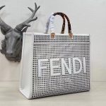 Fendi-Women-Sunshine-Medium-White-Two-Toned-Perforated-Leather-Shopper-1.jpg