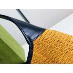 Gucci-GG-Women-Jackie-1961-Small-Shoulder-Bag-Camel-Straw-Effect-Fabric-Blue-Leather-14.jpg