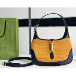 Gucci-GG-Women-Jackie-1961-Small-Shoulder-Bag-Camel-Straw-Effect-Fabric-Blue-Leather-14.jpg