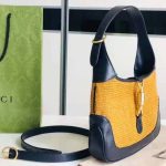 Gucci-GG-Women-Jackie-1961-Small-Shoulder-Bag-Camel-Straw-Effect-Fabric-Blue-Leather-14.jpg