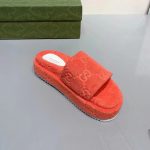 Gucci-Unisex-GG-Platform-Sandals-Orange-GG-Cotton-Sponge-Rubber-Sole-3-Cm-heel-12.jpg