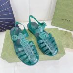 Gucci-Unisex-GG-Sandal-Double-G-Transparent-Green-Rubber-Sole-Ankle-Buckle-Flat-7.jpg