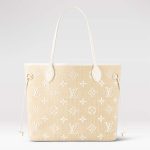 Louis-Vuitton-LV-Unisex-Neverfull-MM-Beige-Lotus-Cotton-Cowhide-Leather-10.jpg