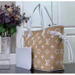 Louis-Vuitton-LV-Unisex-Neverfull-MM-Beige-Lotus-Cotton-Cowhide-Leather-10.jpg
