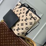 Louis-Vuitton-LV-Unisex-Neverfull-MM-Black-Lotus-Cotton-Cowhide-Leather-1.jpg