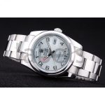 Rolex Day-Date Polished Silver Bezel White Dial 7470 – 1
