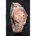Rolex Datejust Rose Gold Dial And Bezel Stainless Steel Case Two Tone Bracelet – 1