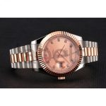 Rolex Datejust Rose Gold Dial And Bezel Stainless Steel Case Two Tone Bracelet – 1