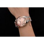 Rolex Datejust Rose Gold Dial And Bezel Stainless Steel Case Two Tone Bracelet – 1